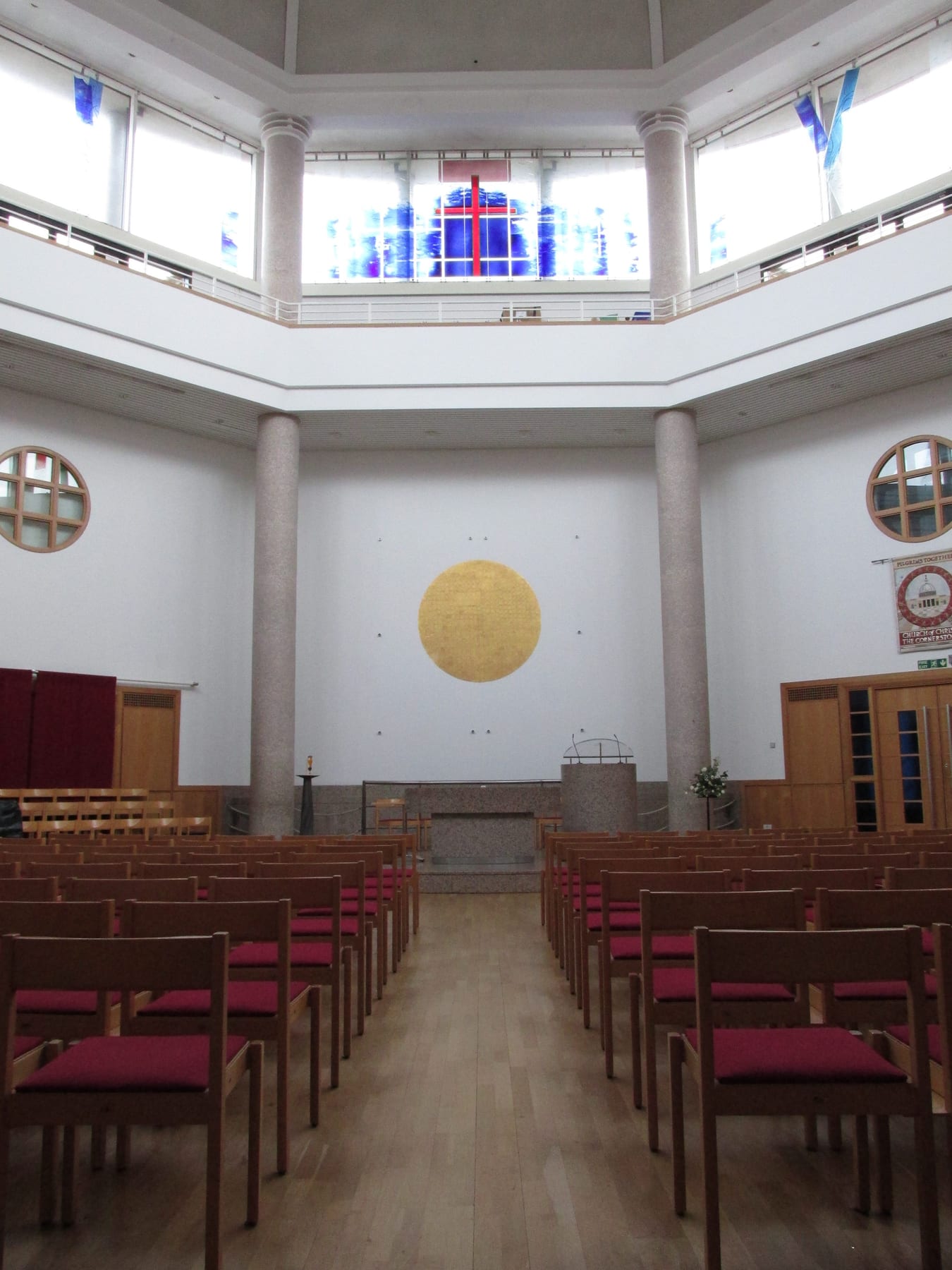Conference staging and lighting in the Worship Area