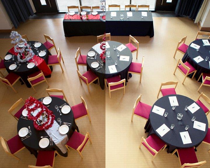The Guildhall set up for a corporate event