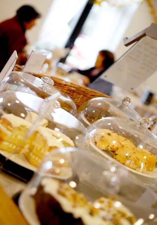 Buffet catering laid out at the Cornerstone Café