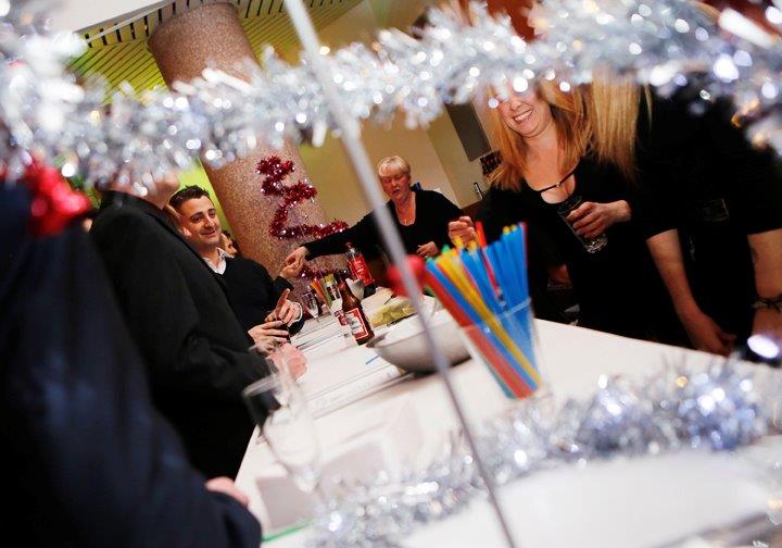 Guests at a Christmas party (4)