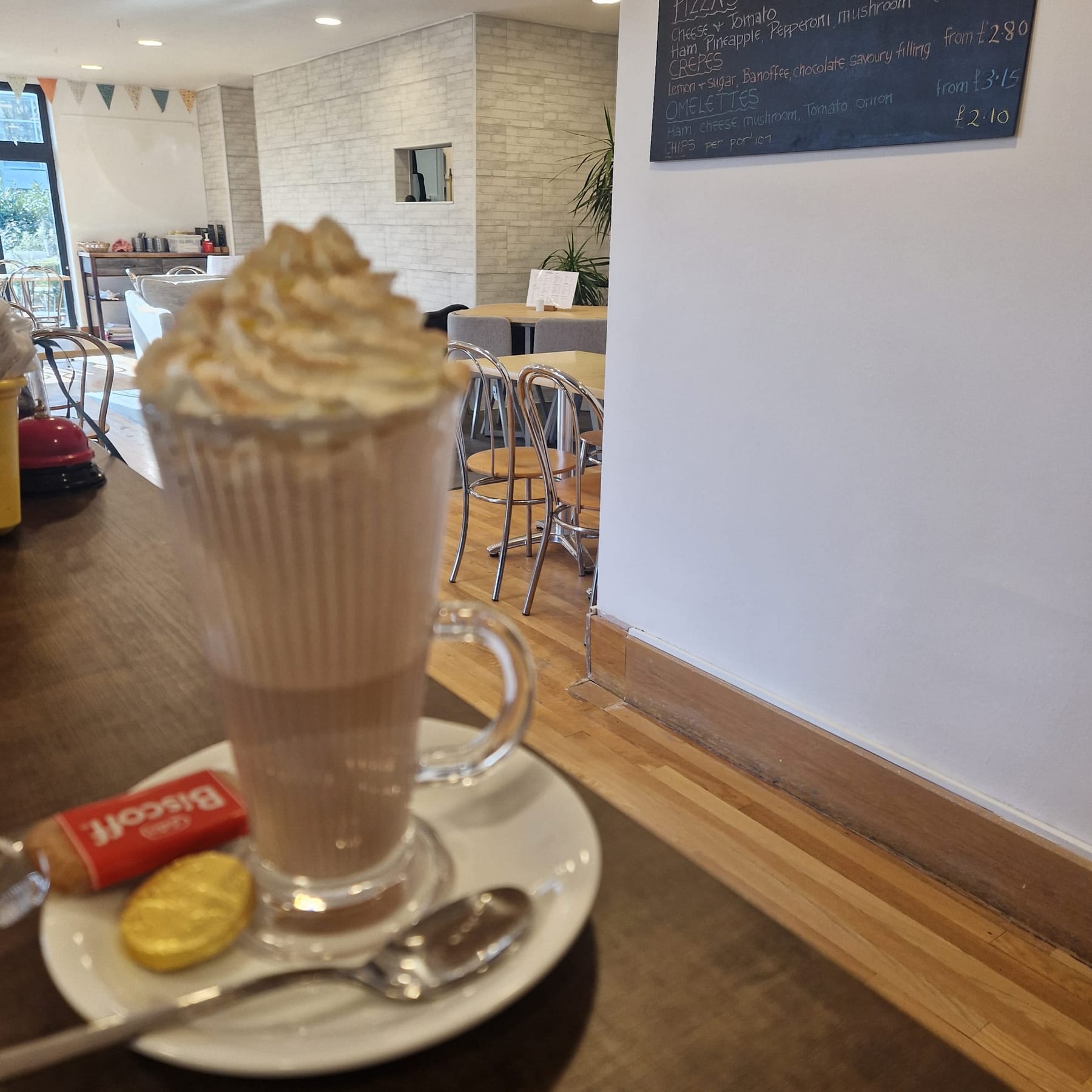 Homemade cakes on display in the Cornerstone Café
